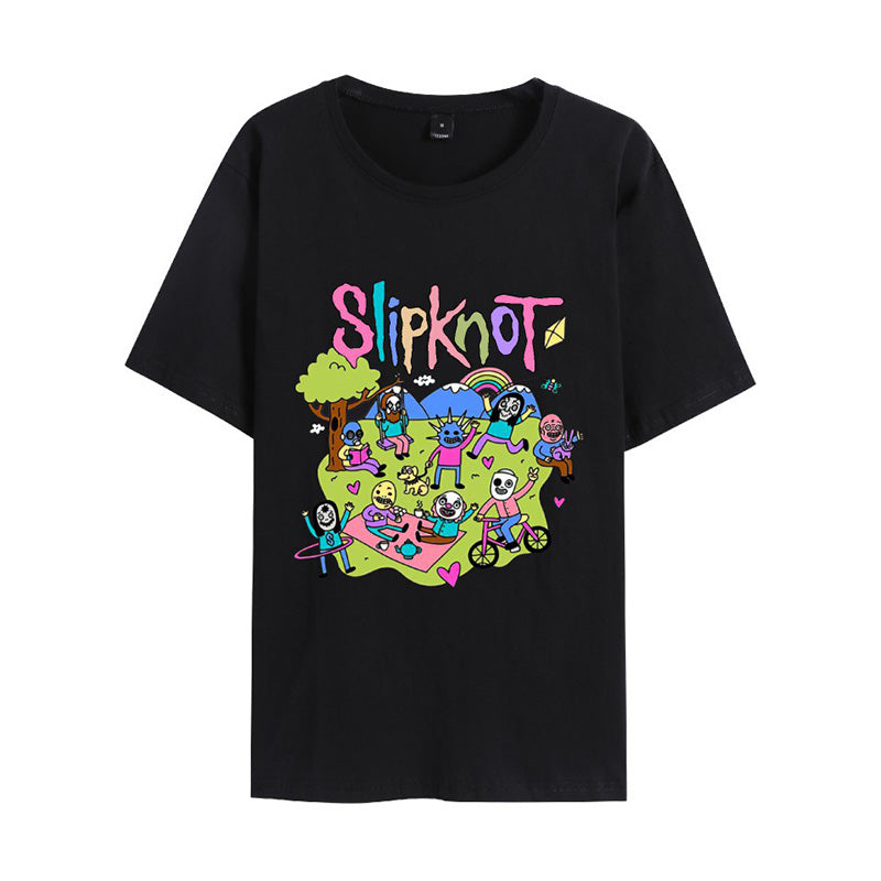 Slipknot - Grafisk T-skjorte 'Happy Times'