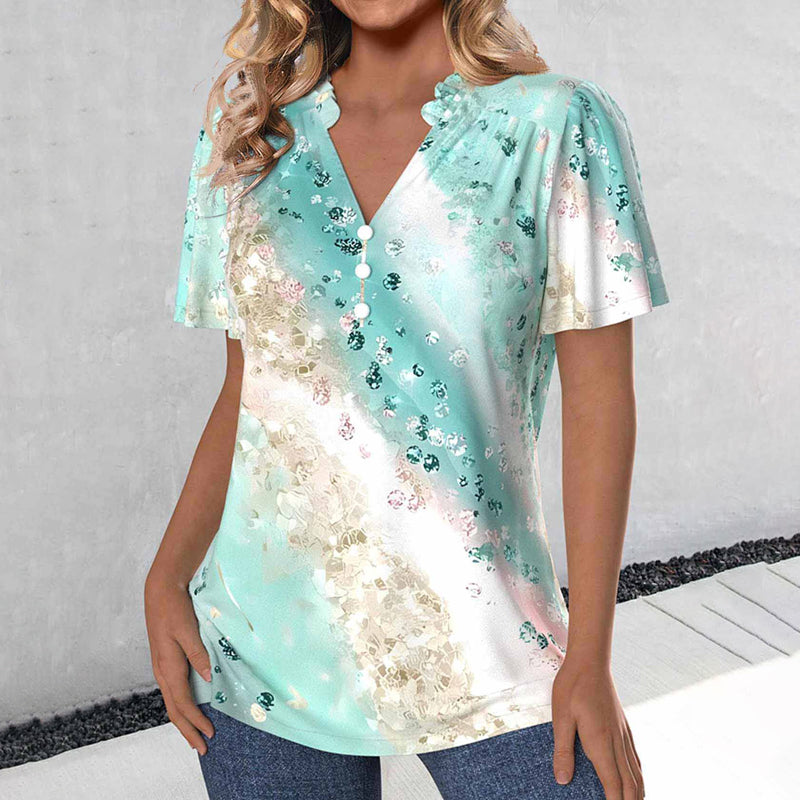 Olla - Casual bluse med gradient