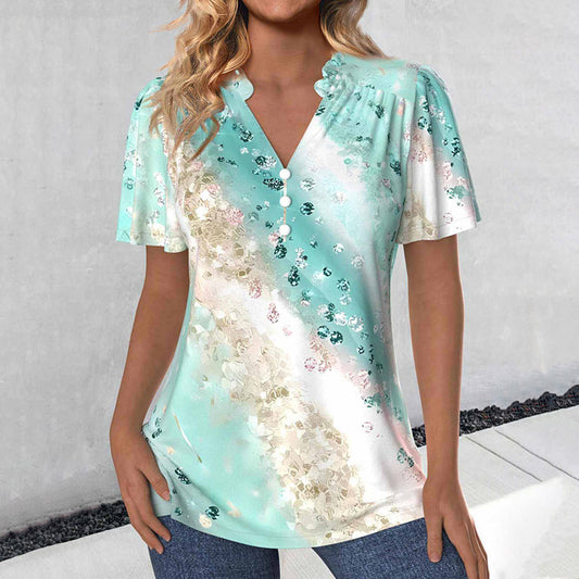 Olla - Casual bluse med gradient