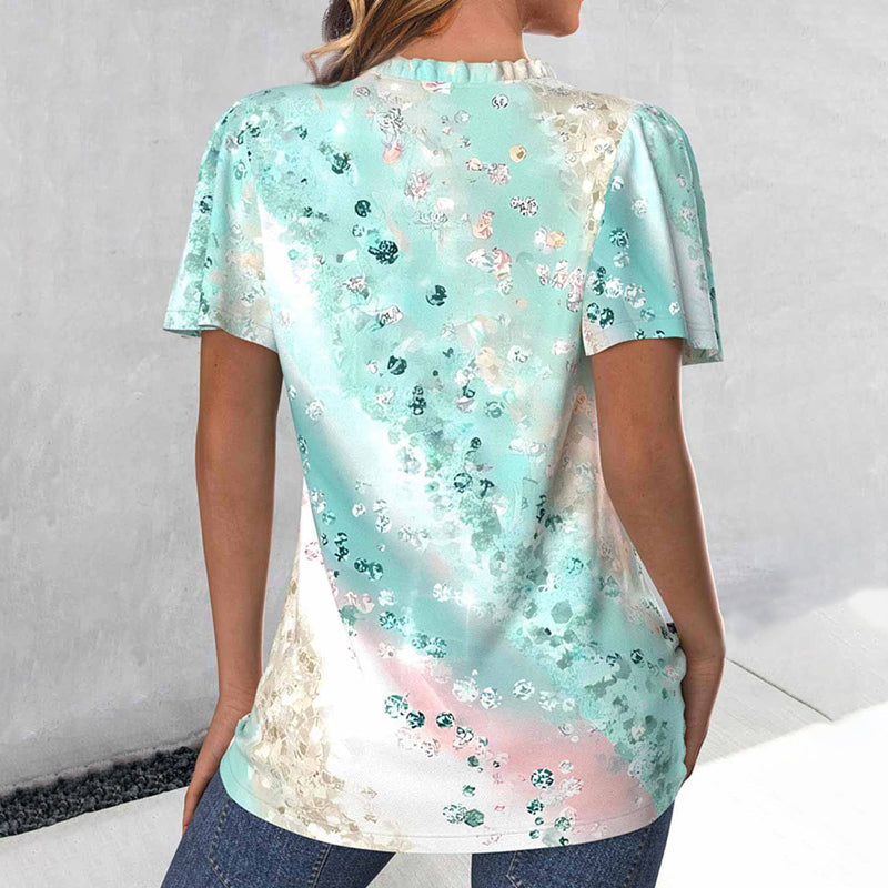 Olla - Casual bluse med gradient