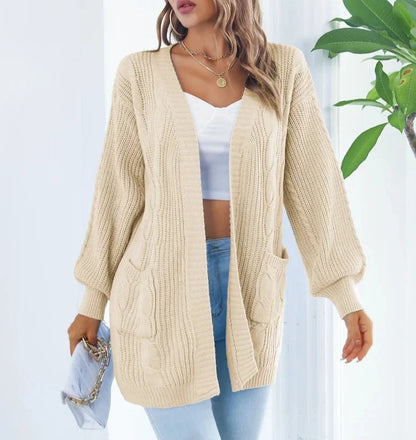 Shane - Lose lanterne langermet cardigan