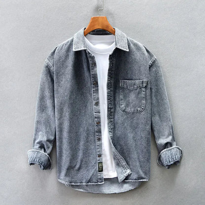 Randal - Denim Botton Up-skjorte