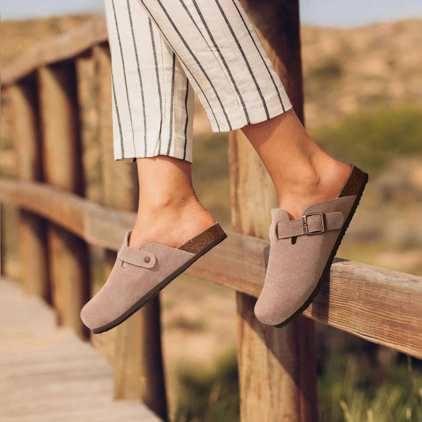 BirkComfort - Kork Slip-Ons