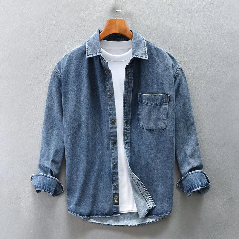 Randal - Denim Botton Up-skjorte