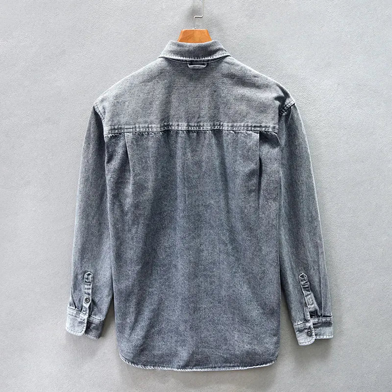 Randal - Denim Botton Up-skjorte