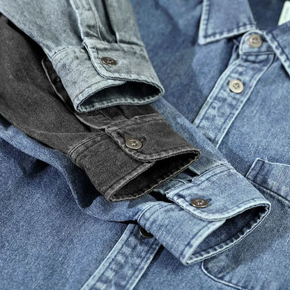 Randal - Denim Botton Up-skjorte