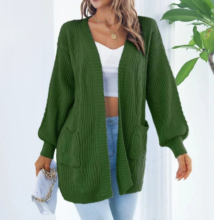 Shane - Lose lanterne langermet cardigan