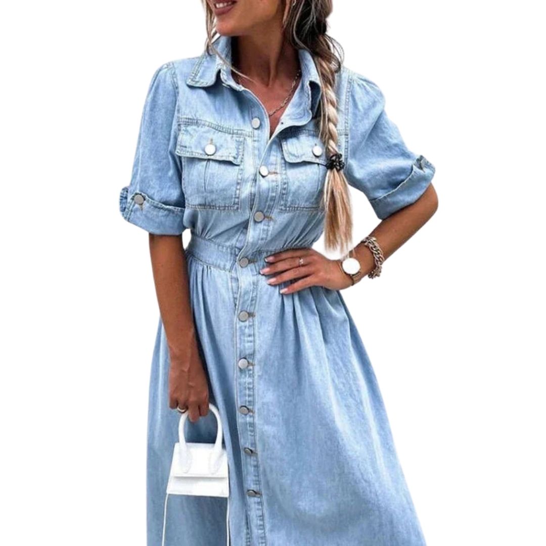 Kindra - Chic denimkjole